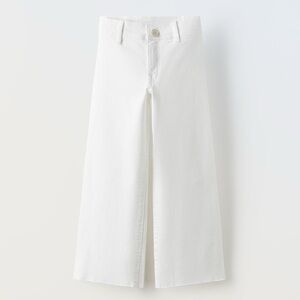 Zara The Marine Straight Jean—white